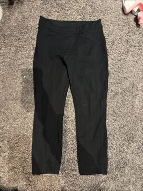 SPANX Black Pull-On Slim Ankle Work Pants
